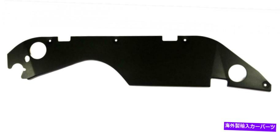 エンジンカバー roto-fab 10164001ポンティアックG8 V8のブラックラジエーターカバー Roto-Fab 10164001 Black Radiator Cover For Pontiac G8 V8【並行輸入品】