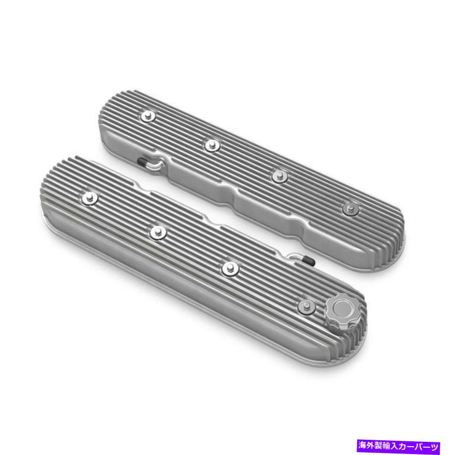 エンジンカバー ホリーエンジンバルブカバーセット241-138;シボレーlsシリーズの場合 Holley Engine Valve Cover Set 241-138; Natural for Chevy LS-Series【並行輸入品】