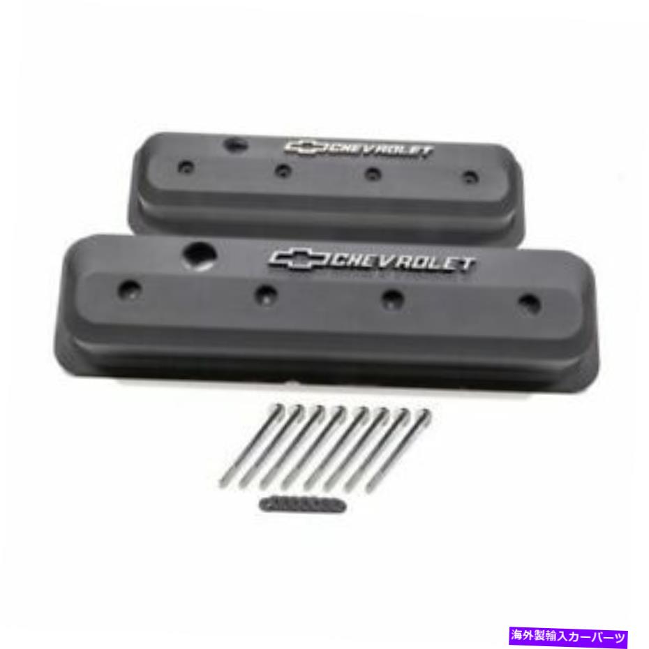 エンジンカバー Proform 141-840SBCバルブカバーGM SBエンジン用のスラントエッジブラッククリンクル Proform 141-840SBC Valve Cover Slant Edge Black Crinkle For GM SB Engines【並行輸入品】