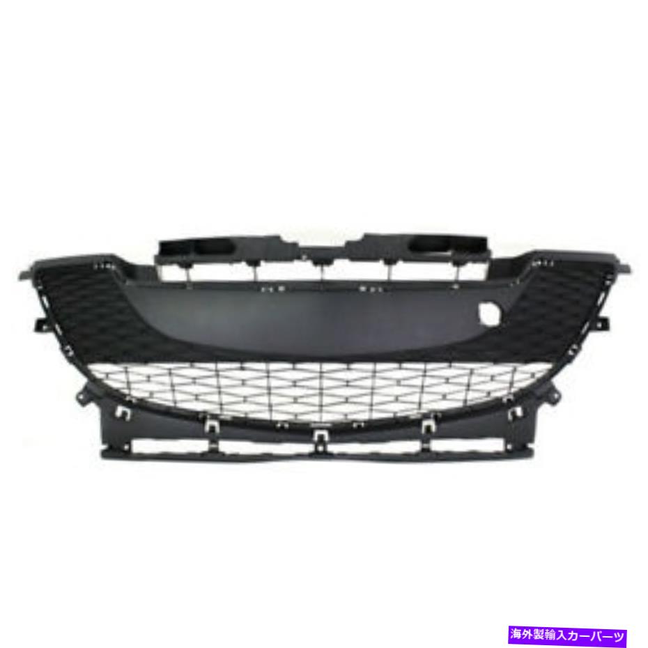エンジンカバー 10-11マツダ3/3スポーツフロントバンパーカバーグリルアセンブリテクスチャーグレーのCAPA CAPA For 10-11 Mazda3/3 Sport Front Bumper Cover Grille Assembly Textured Gray【並行輸入品】