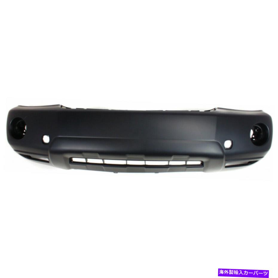 エンジンカバー トヨタハイランダーバンパーカバー2004-2007 |フォグライトの穴があるフロントプライミング For Toyota Highlander Bumper Cover 2004-2007 | Front Primed w/ Fog Light Holes【並行輸入品】