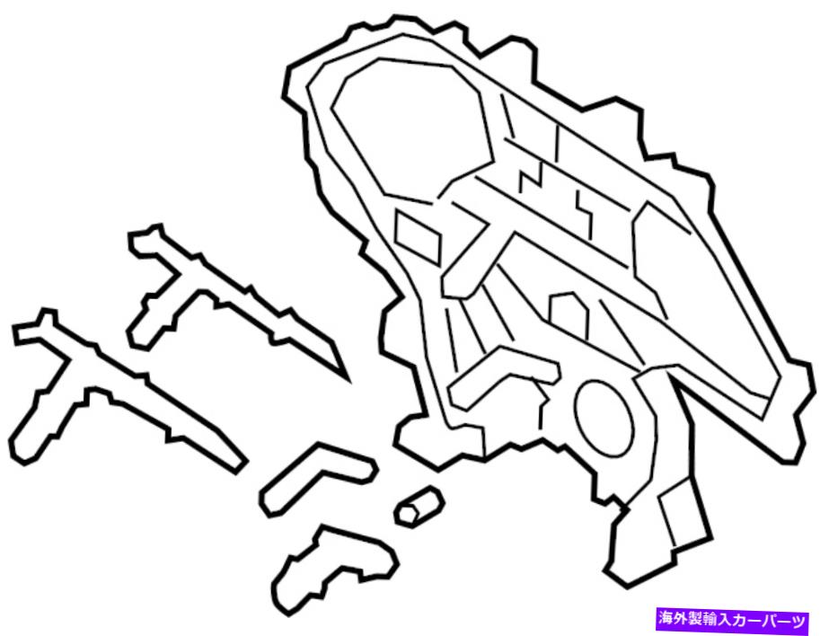エンジンカバー 日産/Infiniti 13500-JP00Cエンジンタイミングカバー（フロント） Nissan/INFINITI 13500-JP00C Engine Timing Cover (Front)【並行輸入品】
