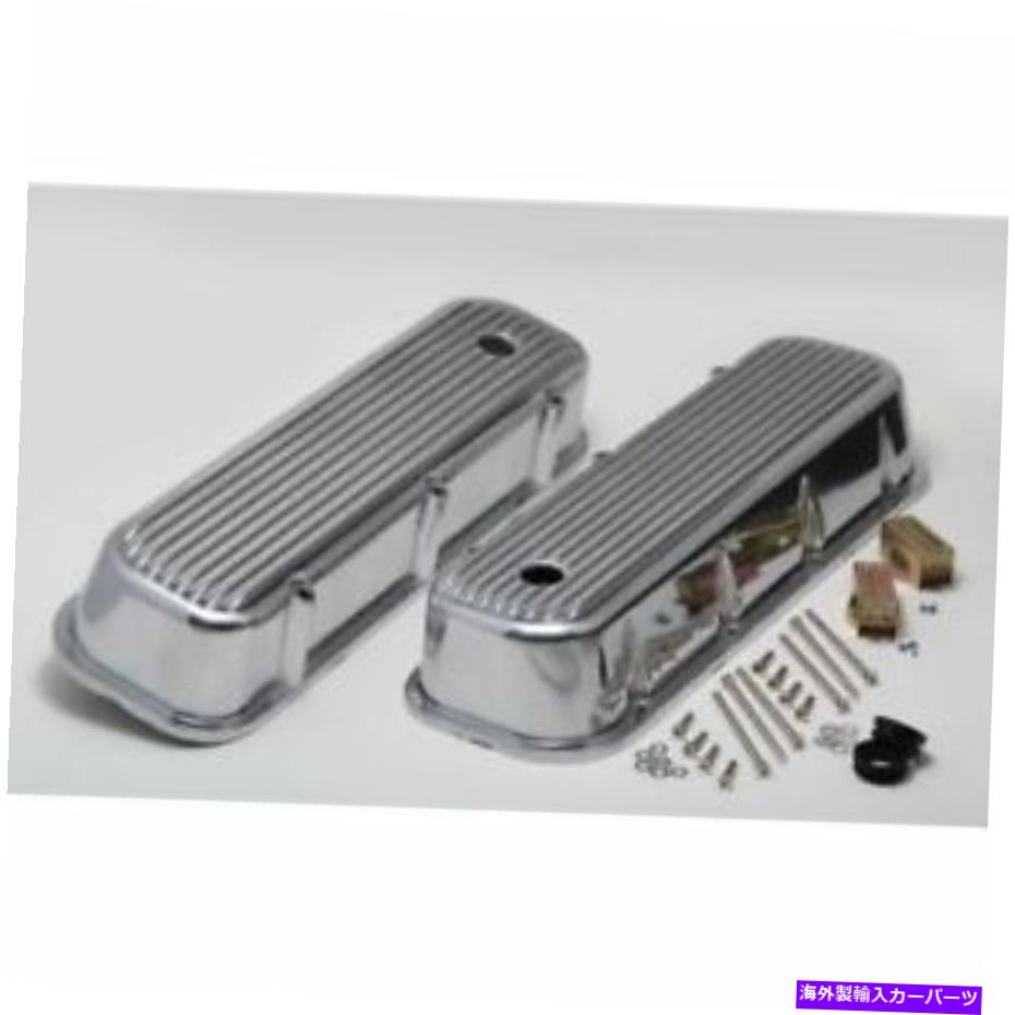 エンジンカバー トランスダップ6615フィンしたアルミバルブカバーが穴にあります Transdapt 6615 Finned Aluminum Valve Covers With Hole【並行輸入品】