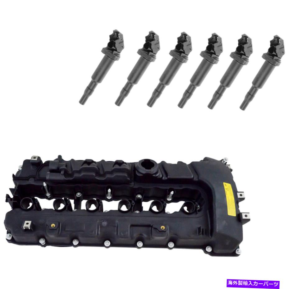 エンジンカバー TRQエンジンバルブカバーガスケットとイグニッションコイルキットBMW新しい TRQ Engine Valve Cover Gaskets & Ignition Coil Kit Set for BMW New【並行輸入品】