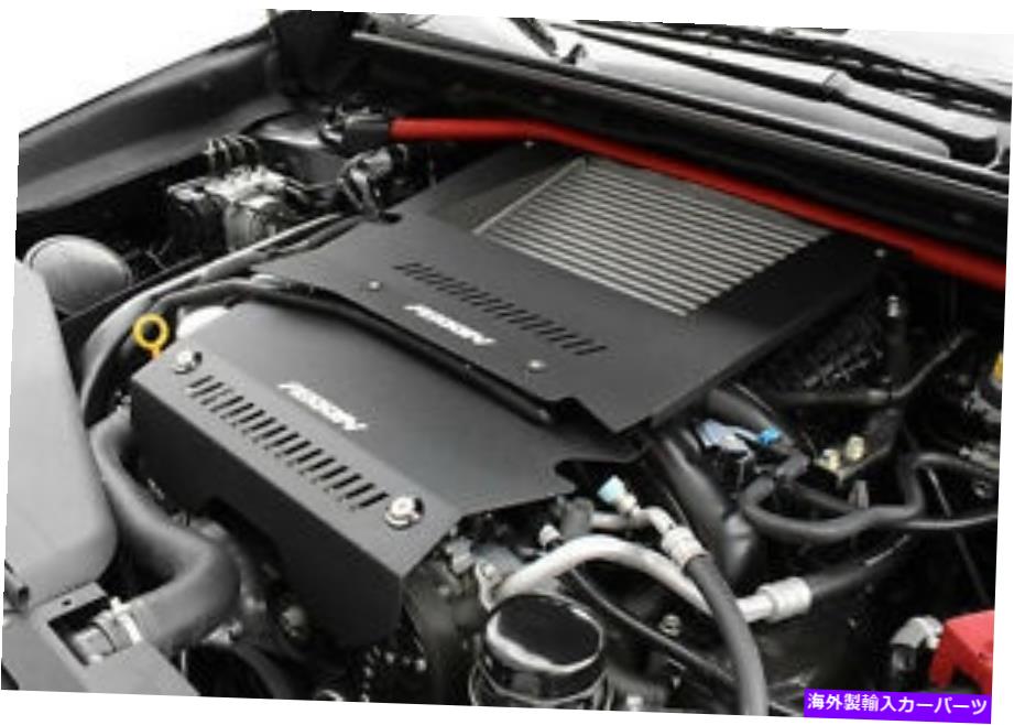 エンジンカバー 2015-2018 Subaru WRX（ブラックフィニッシュ）のペリンエンジンカバープレートキット PERRIN Engine Cover Plate Kit for 2015-2018 Subaru WRX (BLACK Finish)【並行輸入品】