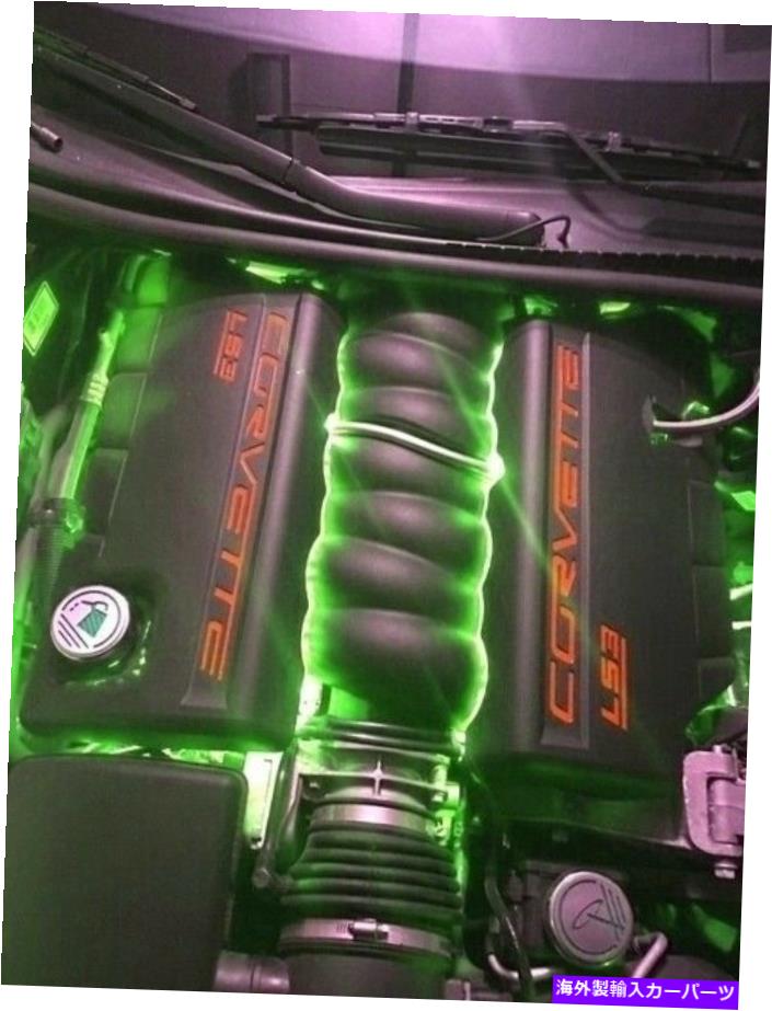 エンジンカバー C6コルベットコイルカバーとエンジンベイコンボキット（ビデオを参照） C6 Corvette coil cover and engine bay combo kit (SEE VIDEO)【並行輸入品】