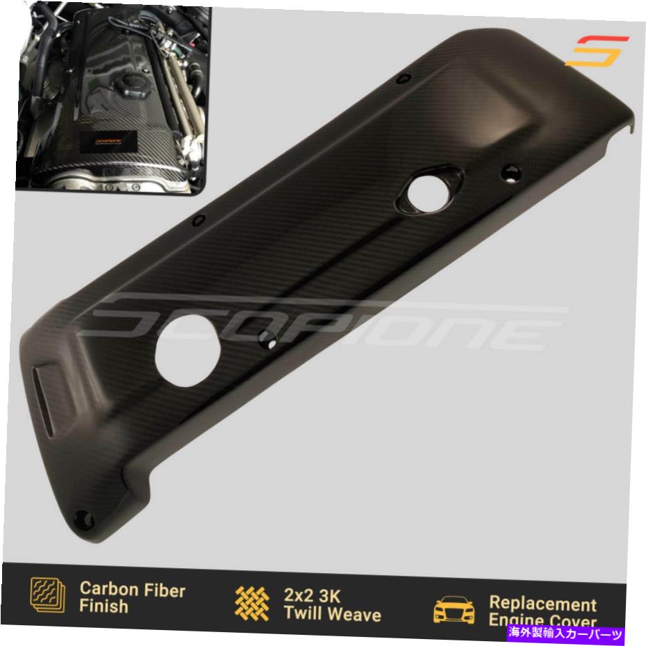 エンジンカバー BMW 01-06 M3 E46＆06-08 Z4M E85 E86 S54用Scopioneカーボンファイバーエンジンカバー Scopione Carbon Fiber Engine Cover for BMW 01-06 M3 E46 & 06-08 Z4M E85 E86 S54【並行輸入品】