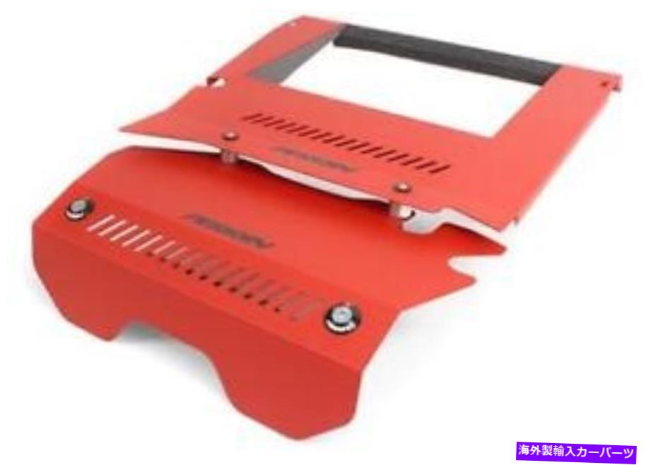エンジンカバー Perrin PSP-ENG-165RDエンジンカバープレートキット(赤)2015-2017スバルWRX Perrin PSP-ENG-165RD Engine Cover Plate Kit (Red) For 2015-2017 Subaru WRX【並行輸入品】