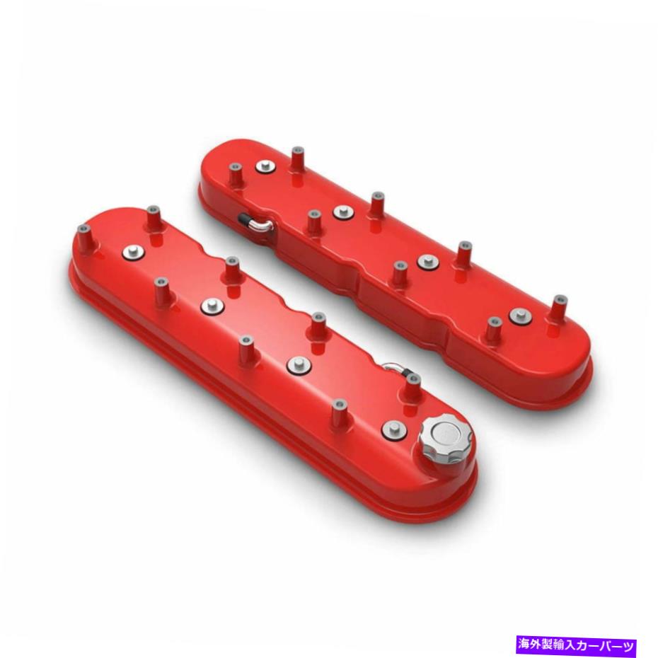 エンジンカバー 241-113 Holley Aluminium LS1 LS2 LS3 LS6 LS7 TALL VALVE COVERS RED 241-113 HOLLEY ALUMINUM LS1 LS2 LS3 LS6 LS7 TALL VALVE COVERS RED【並行輸入品】