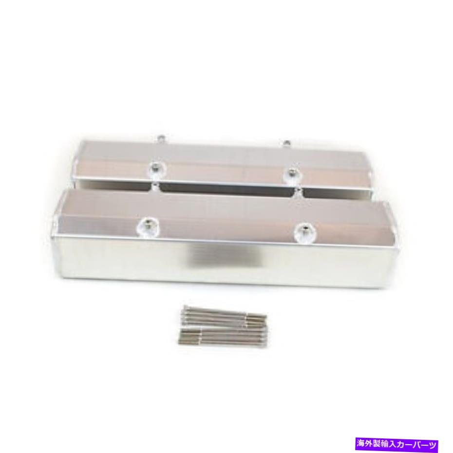 エンジンカバー カントンSBC製造されたアルミバルブは65-200をカバーしています CANTON SBC Fabricated Aluminum Valve Covers 65-200【並行輸入品】
