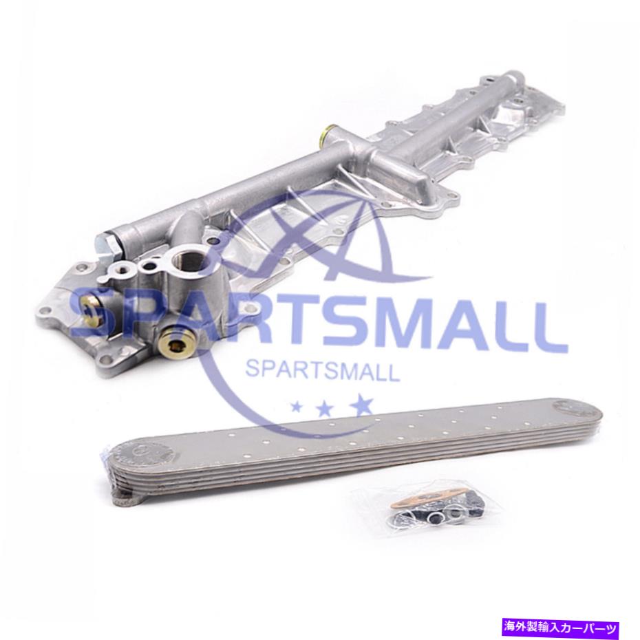 エンジンカバー Mitsubishi 6d14/15/16 Kato HD800 HD900のコアME074185を備えたオイルクーラーカバー Oil cooler cover with core ME074185 For Mitsubishi 6D14/15/16 Kato HD800 HD900【並行輸入品】