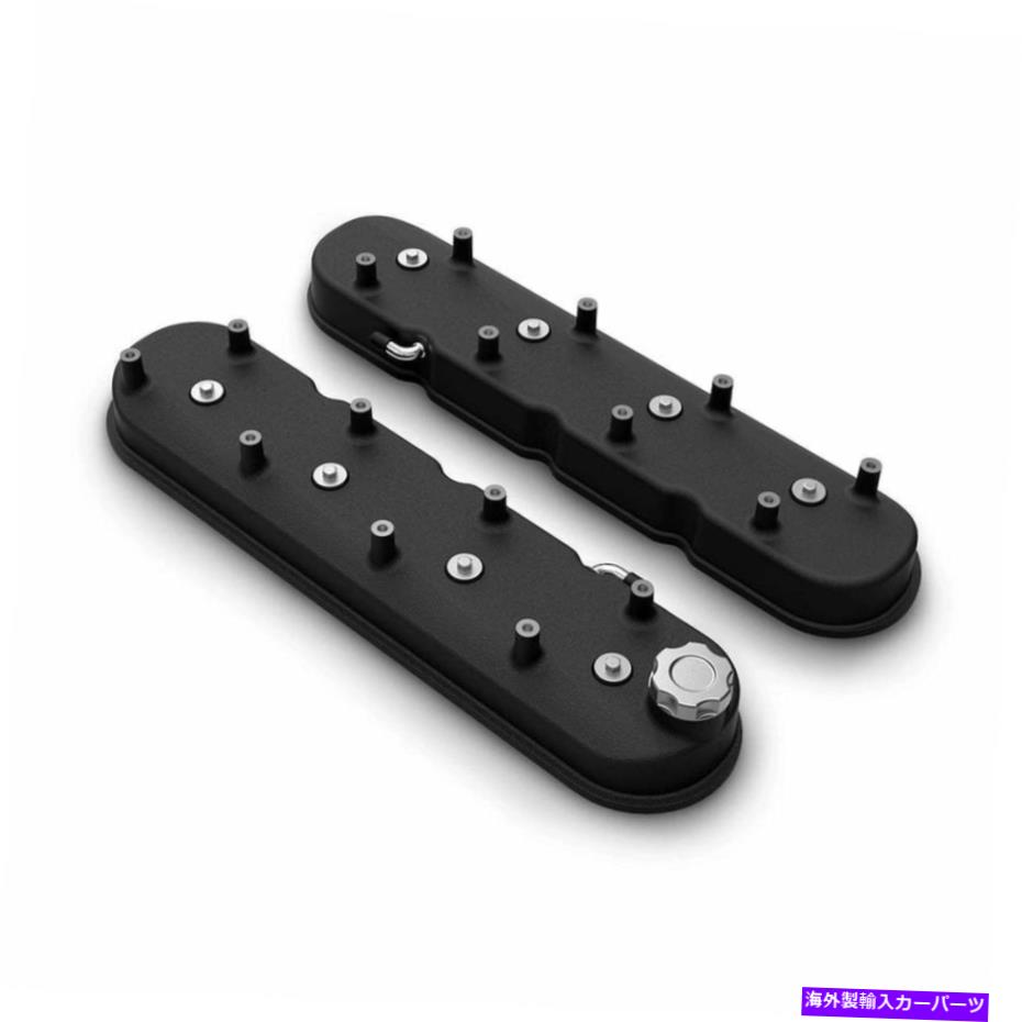 エンジンカバー 241-112 Holley Aluminium LS1 LS2 LS3 LS6 LS7 TALL VALVE COVERS BLACK CRINKLE 241-112 HOLLEY ALUMINUM LS1 LS2 LS3 LS6 LS7 TALL VALVE COVERS BLACK CRINKLE【並行輸入品】