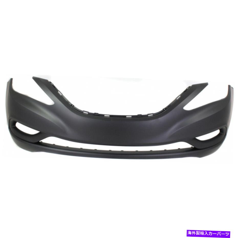 エンジンカバー Hyundai Sonata Bumper Cover 2011 2012 2013の場合|フロント|プライミング|ハイブリッドモデル For Hyundai Sonata Bumper Cover 2011 2012 2013 | Front | Primed | Hybrid Model【並行輸入品】