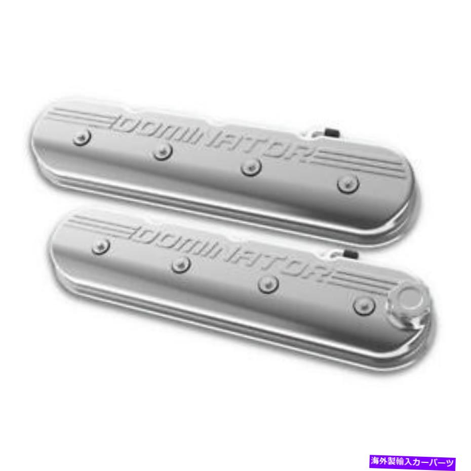 エンジンカバー ホリーエンジンバルブカバーセット241-119; Chevy LSシリーズ用に洗練されています Holley Engine Valve Cover Set 241-119; Polished for Chevy LS-Series【並行輸入品】