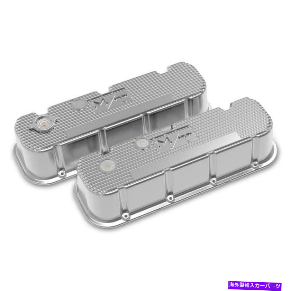 エンジンカバー ホリーエンジンバルブカバーセット241-151;磨きました Holley Engine Valve Cover Set 241-151; Polished【並行輸入品】