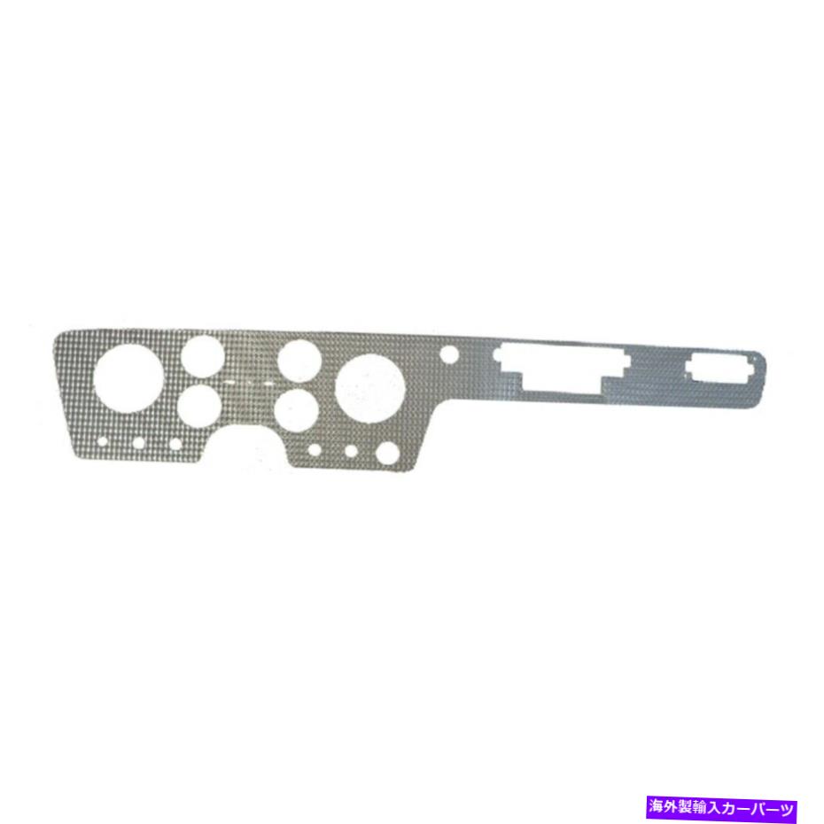 エンジンカバー 1955年のダッシュインサートStudebaker Speedsterエンジンがアルミニウムになった1PCをアメリカで作った Dash Insert for 1955 Studebaker Speedster Engine Turned Aluminum 1pc Made In USA【並行輸入品】