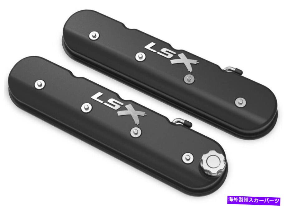 エンジンカバー Holley 241-407 LSXロゴサテンブラックLSシボレーバルブカバーLS1 LS2 LS3 LS6 Holley 241-407 LSX Logo Satin Black Tall LS Chevy Valve Covers LS1 LS2 LS3 LS6【並行輸入品】｜Us Custom Parts Shop USDM