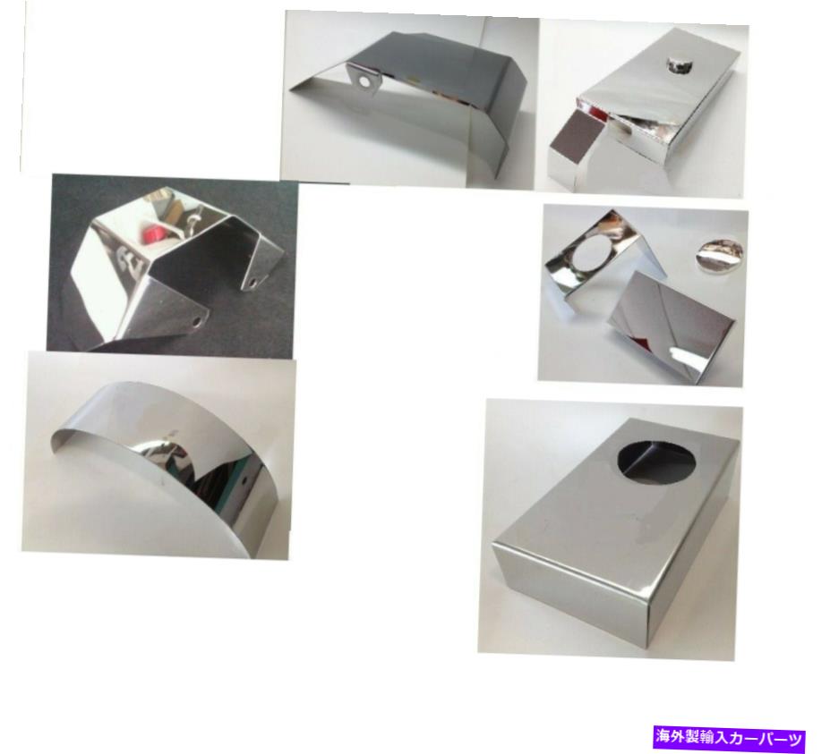 エンジンカバー Corvette C5 2004 10 PCステンレスプレミアムエンジンカバーキットw/ chromeキャップパーツ Corvette C5 2004 10 Pc Stainless Premium ENGINE COVER KIT w/ CHROME CAPS parts【並行輸入品】