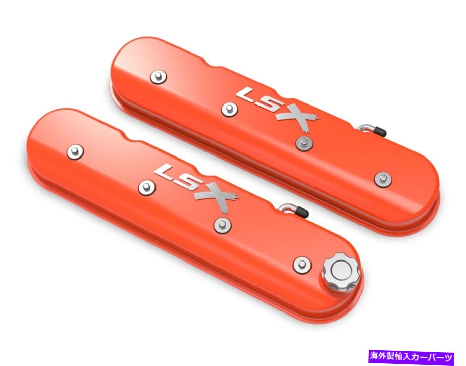 エンジンカバー Holley Performance 241-408 GMライセンスLSバルブカバーセット Holley Performance 241-408 Gm Licensed Ls Valve Cover Set【並行輸入品】