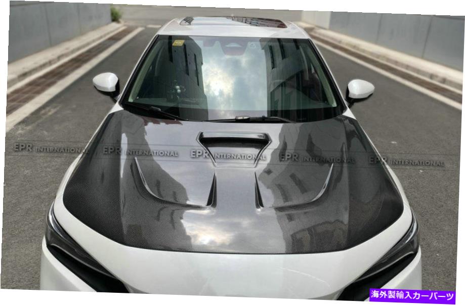 エンジンカバー ホンダシビックFE1 FE2 FE2 MU2タイプカーボンファイバーフロントベントフードエンジンカバー For Honda Civic FE1 FE2 MU2 Type Carbon Fiber Front Vented Hood Engine Cover【並行輸入品】｜Us Custom Parts Shop USDM