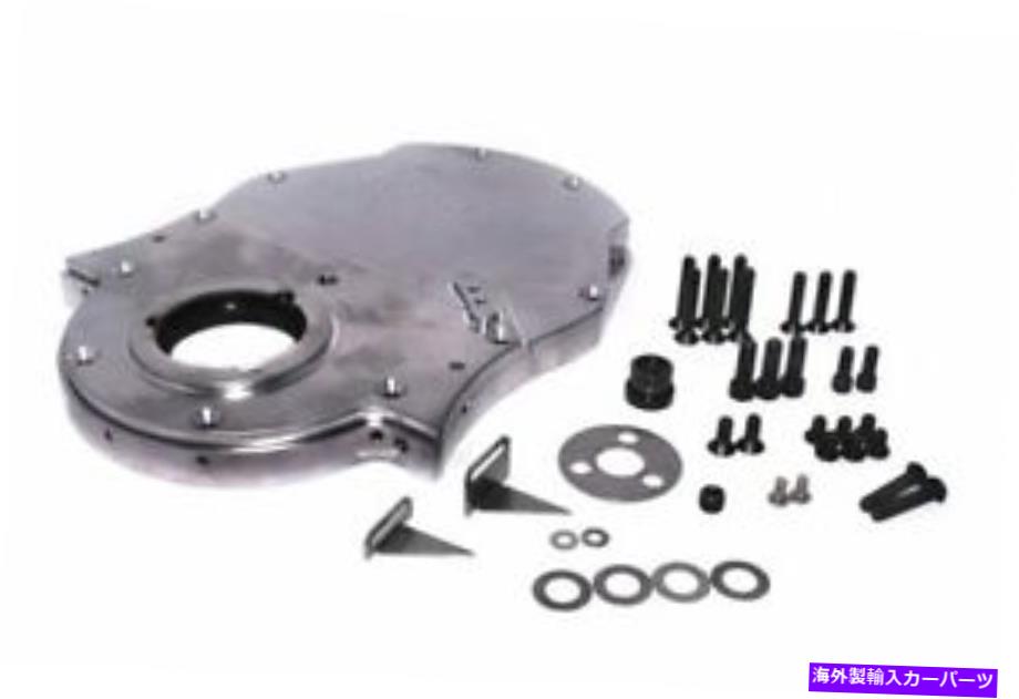 エンジンカバー エンジンタイミングカバーシボレービッグBの3ピースビレットアルミニウムタイミングカバー Engine Timing Cover Three-Piece Billet Aluminum Timing Cover for Chevrolet Big B【並行輸入品】