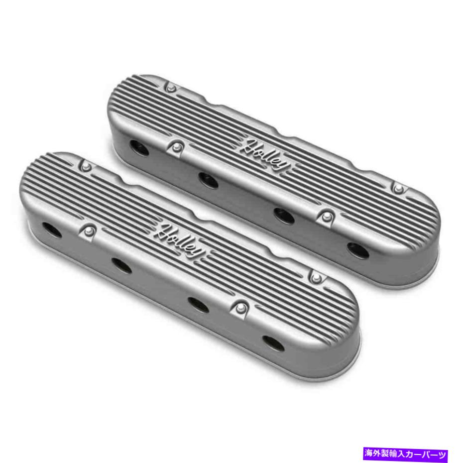 エンジンカバー Holley 241-170ビンテージシリーズフィン付きバルブカバーGM LSエンジン2ピースHiddenC Holley 241-170 Vintage Series Finned Valve Covers GM LS Engines 2-Piece Hidden C【並行輸入品】｜Us Custom Parts Shop USDM