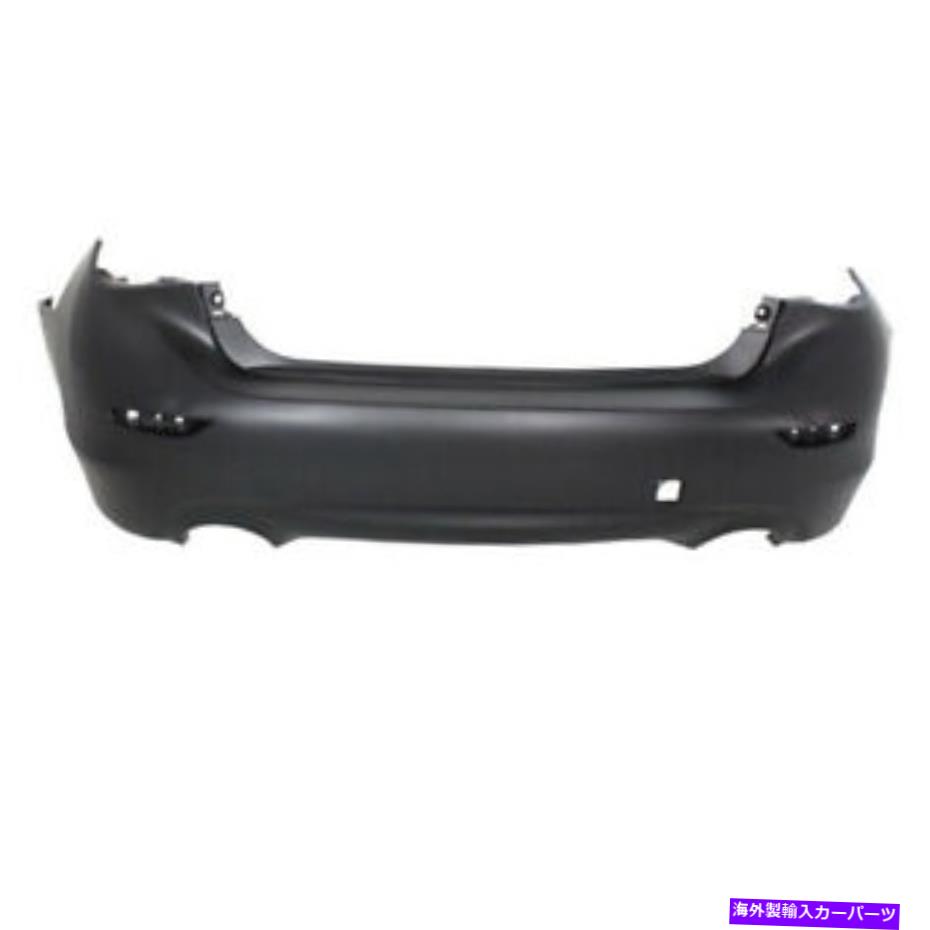 エンジンカバー 14-17 Q50のCAPAリアバンパーカバーアセンブリプライド付きプラスチックセンサー穴 CAPA For 14-17 Q50 Rear Bumper Cover Assy Primed Plastic w/o Object Sensor Holes【並行輸入品】