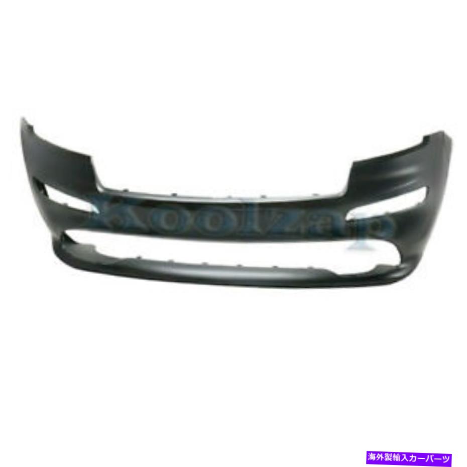 エンジンカバー 12-13のCAPAグランドチェロキーSRT8フロントバンパーカバー付きフロントバンパーカバー CAPA For 12-13 Grand Cherokee SRT8 Front Bumper Cover w/o Park Aid Sensor Holes【並行輸入品】
