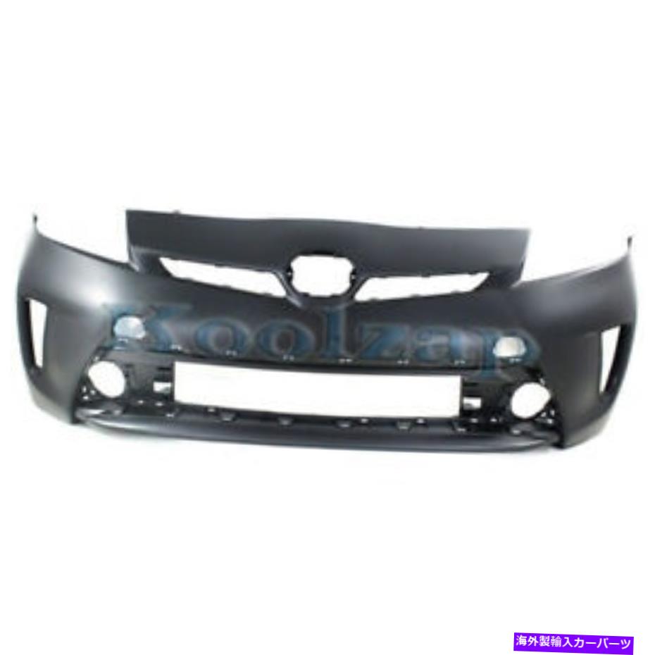 エンジンカバー 12-15のCAPAプリウスフロントバンパーカバーアセンブリ付きLEDヘッドライトTO1000394 CAPA For 12-15 Prius Front Bumper Cover Assembly w/o LED Head Light TO1000394【並行輸入品】