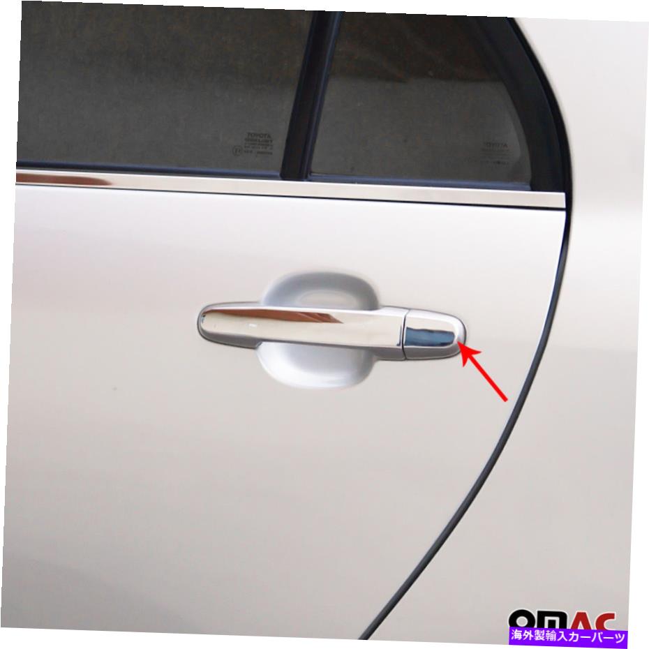 クロームカバー クロムドアハンドルカバーS. lexus rx330 rx350 2004-2009用スチール8 PCS Chrome Door Handle Cover S. Steel 8 Pcs For Lexus RX330 RX350 2004-2009【並行輸入品】