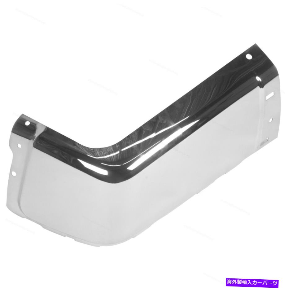 クロームカバー Chevy Silverado Sierra 2007-2013 w/o穴のためのバンパーエンドキャップクロムリア右 Bumper End Cap Chrome Rear Right For Chevy Silverado Sierra 2007-2013 W/O Holes【並行輸入品】