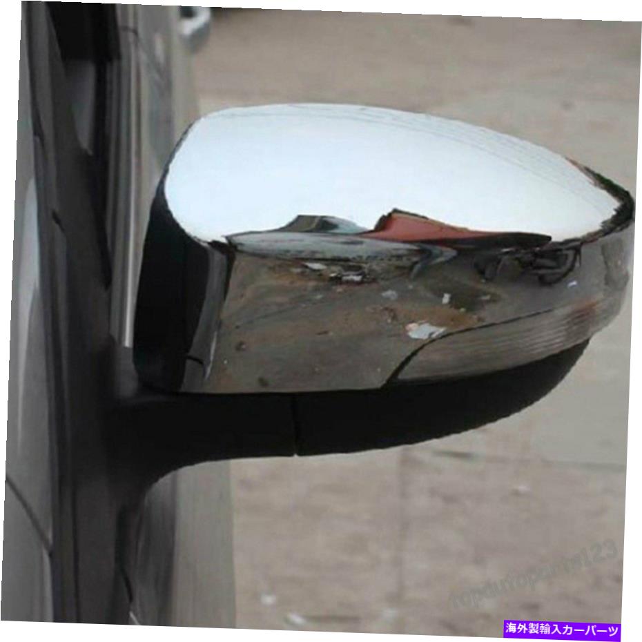クロームカバー Ford Kuga Escape 2012-15 ABS Chrome Side Bewiew Wing Mirrorsカバートリムn Fit Ford Kuga Escape 2012-15 ABS Chrome Side Rearview Wing Mirrors Cover Trim N【並行輸入品】