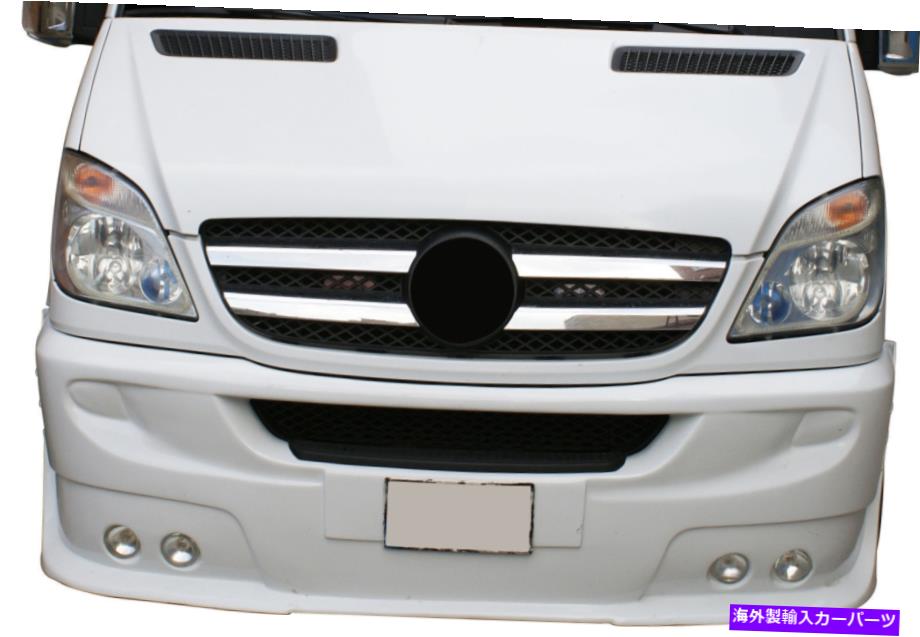 クロームカバー メルセデススプリンターW906 2007-2013クロムフロントグリルカバートリムステンレス鋼 MERCEDES SPRINTER W906 2007-2013 CHROME FRONT GRILLE COVER TRIM STAINLESS STEEL【並行輸入品】