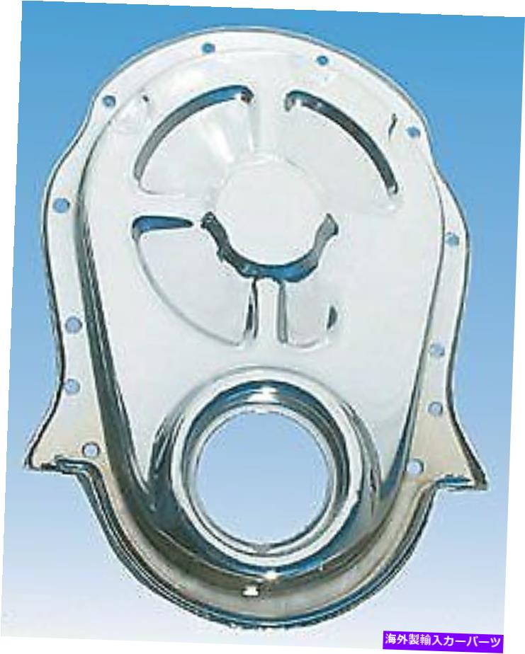 クロームカバー ミロドン65600ビッグブロックシボレーマークIVのクロムタイミングカバー Milodon 65600 Chrome Timing Cover for Big Block Chevy Mark IV【並行輸入品】