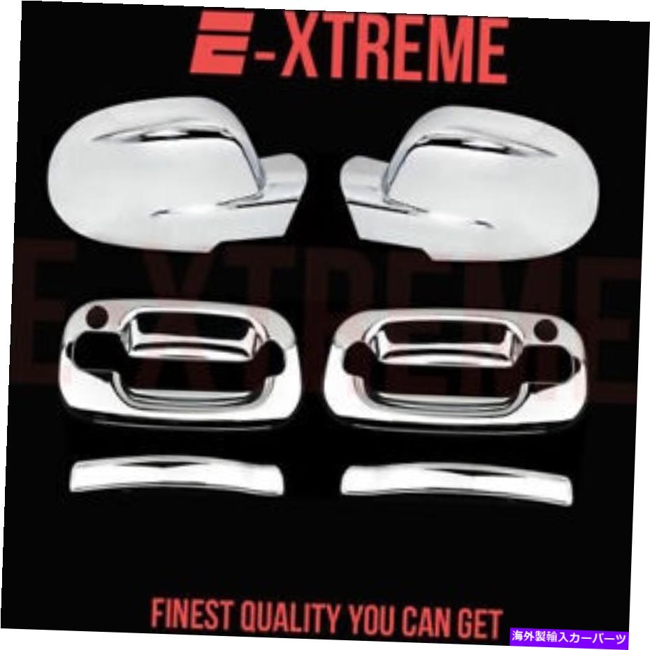 クロームカバー Chevy 00-06郊外の2drsの場合、PSKH+2PCフルミラークロムカバー付き FOR CHEVY 00-06 SUBURBAN 2DRS HANDLE W/PSKH+2PC FULL MIRROR CHROME COVERS【並行輸入品】