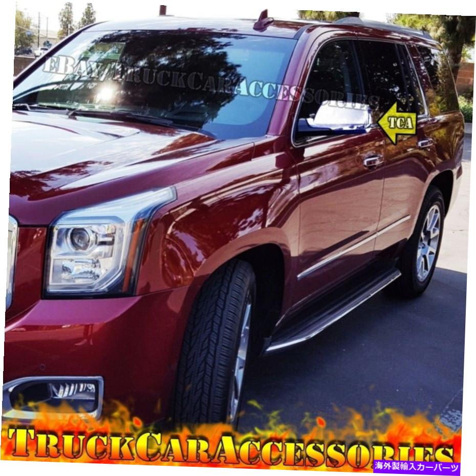 クロームカバー 2015年2016年のクロムフルミラーカバー17 18 2019 GMC Yukon XL/SLE/SLT W/パドル Chrome FULL Mirror Cover For 2015 2016 17 18 2019 GMC Yukon XL/SLE/SLT W/ PADDLE【並行輸入品】