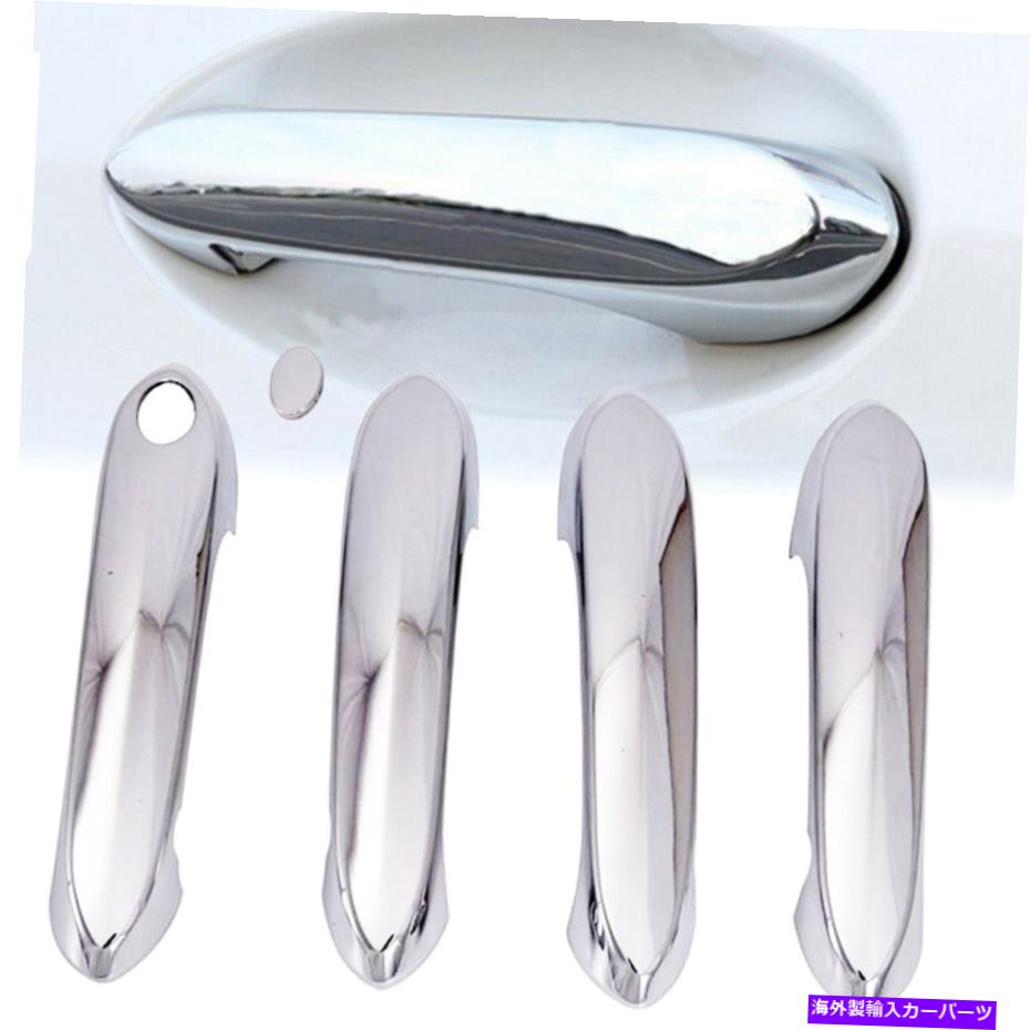 クロームカバー 5PCSグロスクロームシルバーエクステリアドアハンドルカバーは20-22 G06 X6に適合します 5PCS Gloss Chrome Silver Exterior Door Handle Cover Fits 20-22 G06 X6【並行輸入品】