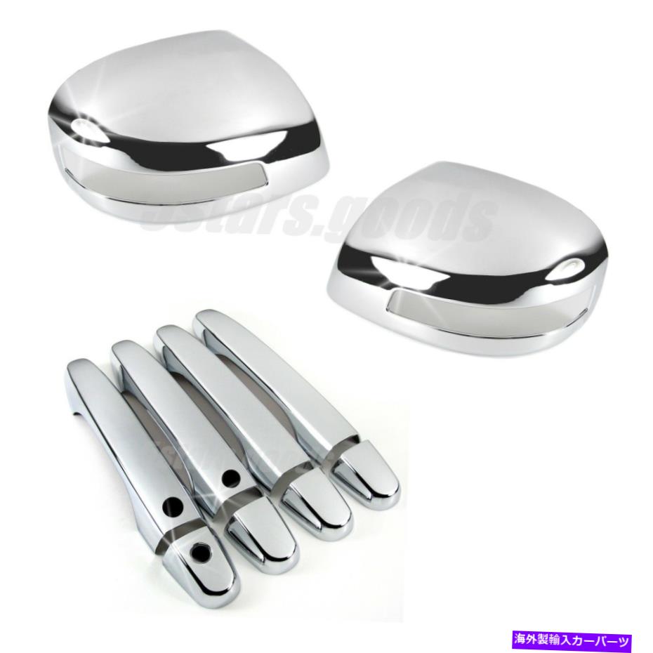 クロームカバー 10pクロムミラー + 2012-2013のスマートドアハンドルカバーホンダシビックセダン 10P Chrome Mirror + Smart Door Handle Covers For 2012-2013 Honda Civic Sedan【並行輸入品】