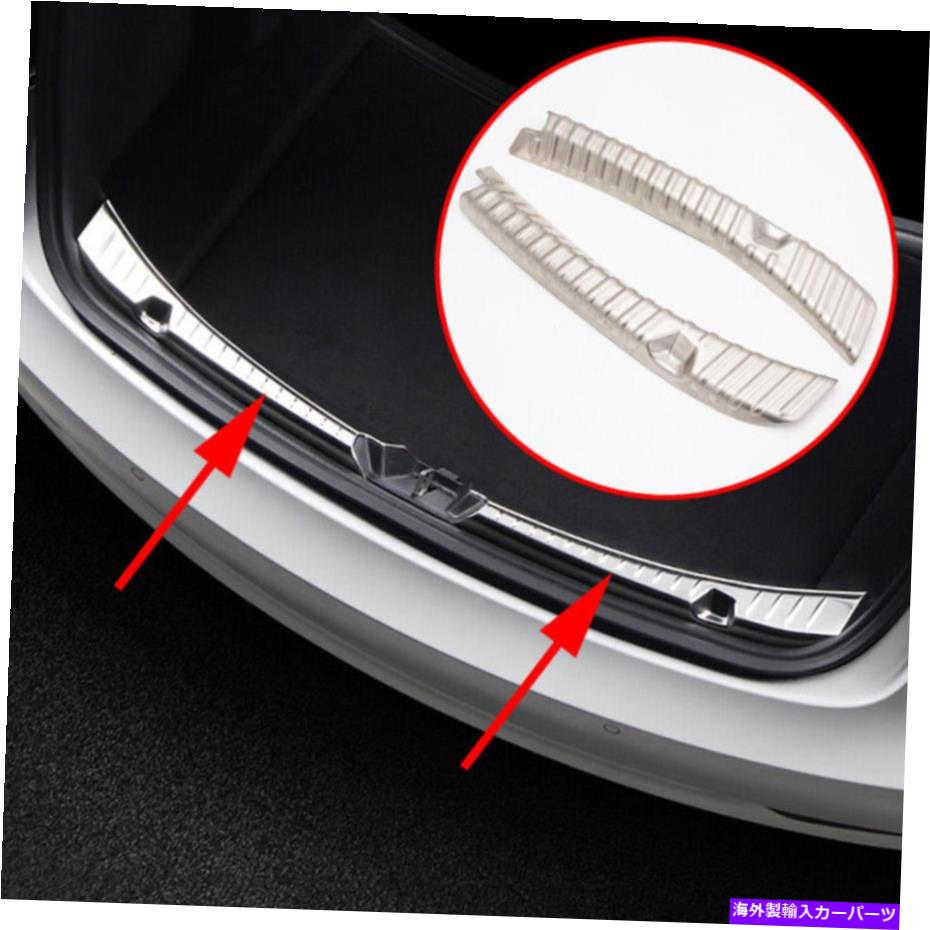 【楽天市場】クロームカバー クロムリアドアテールゲートバンパーガードカバーテスラモデル3 20182021 nのトリム Chrome