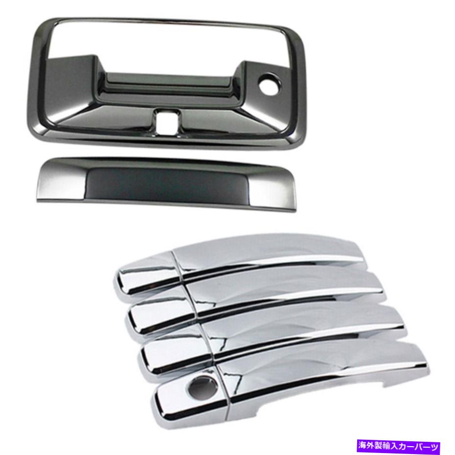 クロームカバー Chrome Door + Tailgateハンドルカバー（カメラの切り抜き）2014-2015 Sierra Chrome Door + Tailgate Handle Covers (with Camera Cutout) for 2014-2015 Sierra【並行輸入品】 42,757円