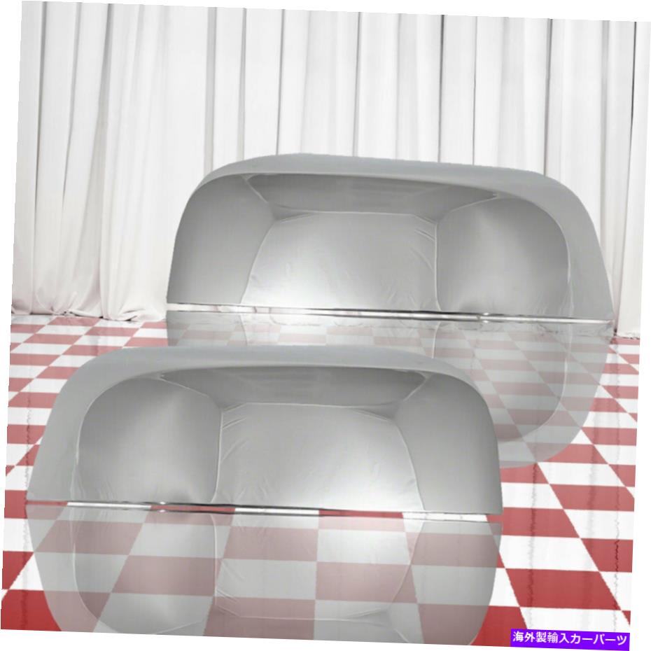 クロームカバー 2019-2020の2つのクロム交換ミラーカバーのセットフォードレンジャー付きの信号付き Set of 2 Chrome Replacement Mirror Covers for 2019-2020 Ford Ranger w/o Signal【並行輸入品】 41,685円