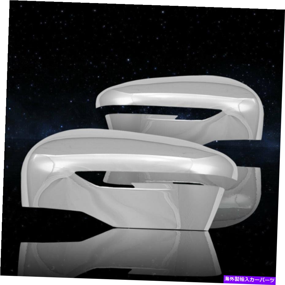クロームカバー 2019-20 Sierra 1500のオートリフレクションChrome上部交換ミラーカバー Auto Reflections Chrome Upper Replacement Mirror Covers for 2019-20 Sierra 1500【並行輸入品】