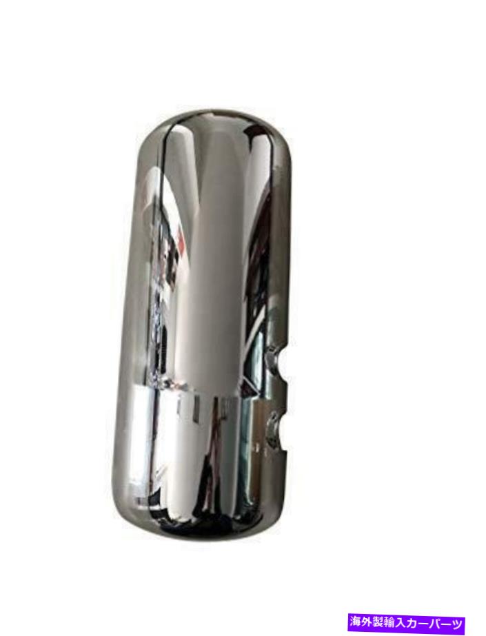 クロームカバー ロングリングクロムドアサイドミラーカバー右側フィットケンワース LONGLING Chrome Door Side Mirror Cover Passenger Right Side Fit Kenworth【並行輸入品】
