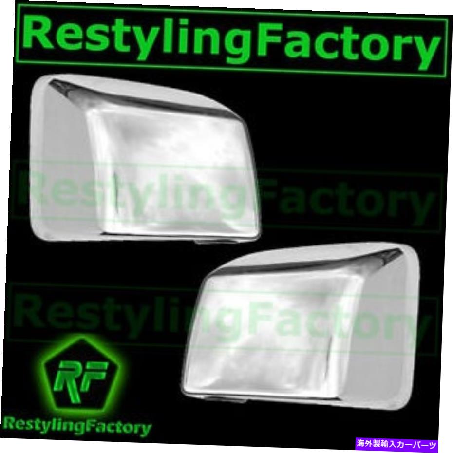 クロームカバー 04-08 FORD F150トラックトリプルクロムメッキミラーカバー1XPAIR XL STX MC67402 04-08 Ford F150 Truck Triple Chrome Plated Mirror Cover 1xPair XL STX MC67402【並行輸入品】