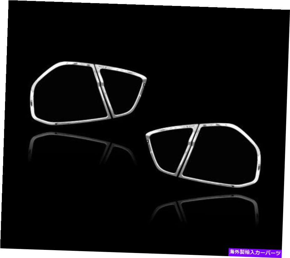 クロームカバー BMW 3シリーズE90セダンプレセリフトのクロムテールライトトリムベゼルカバー Chrome Tail Light Trim Bezel Cover For BMW 3 Series E90 Sedan pre-facelift【並行輸入品】