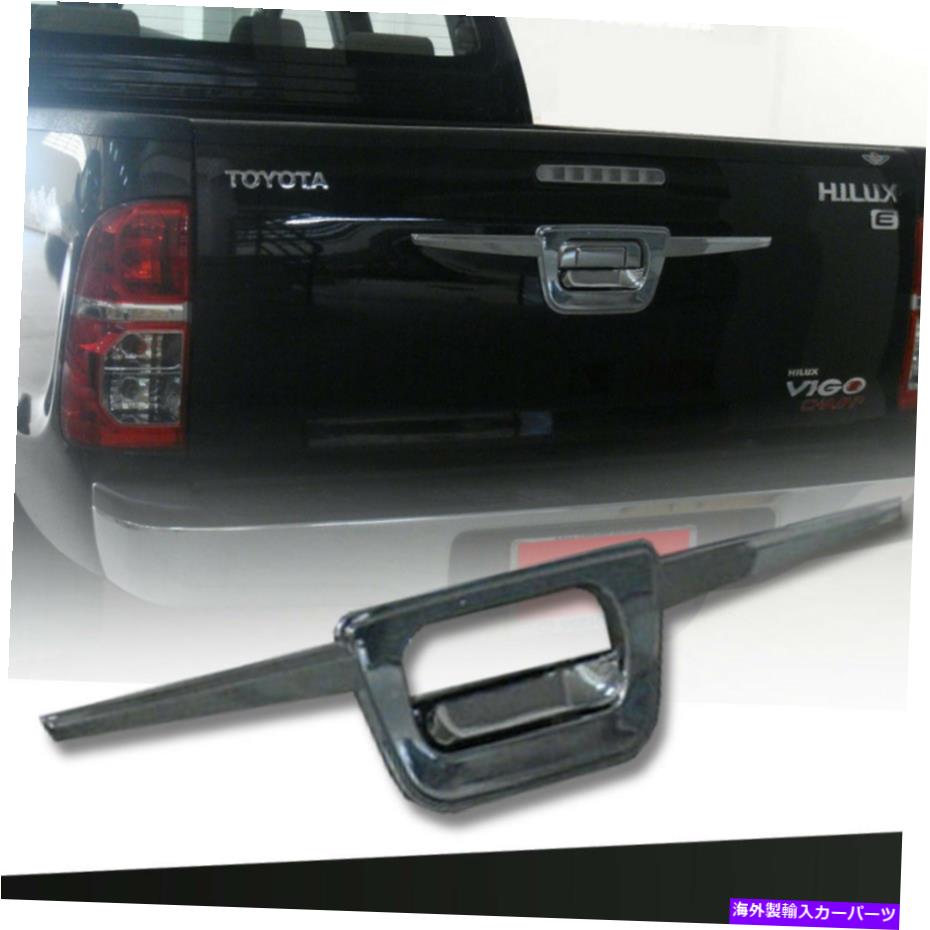 クロームカバー トヨタハイラックスビーゴチャンピオンMK7 SR5 2012-2014のクロムリアテールゲートカバートリム CHROME REAR TAILGATE COVER TRIM FOR TOYOTA HILUX VIGO CHAMP MK7 SR5 2012-2014【並行輸入品】