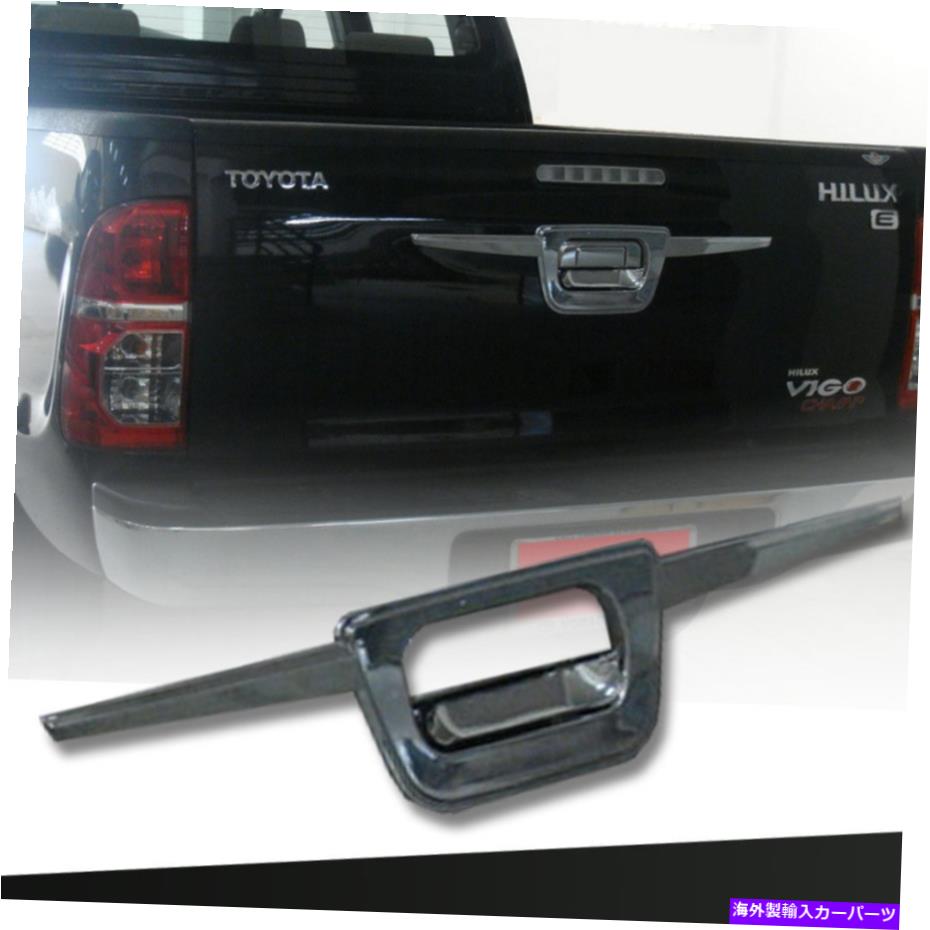 クロームカバー クロムリアテールゲートカバートリムフィットトヨタハイラックスビーゴチャンピオンMK7 SR5 2012-2014 CHROME REAR TAILGATE COVER TRIM FIT TOYOTA HILUX VIGO CHAMP MK7 SR5 2012-2014【並行輸入品】