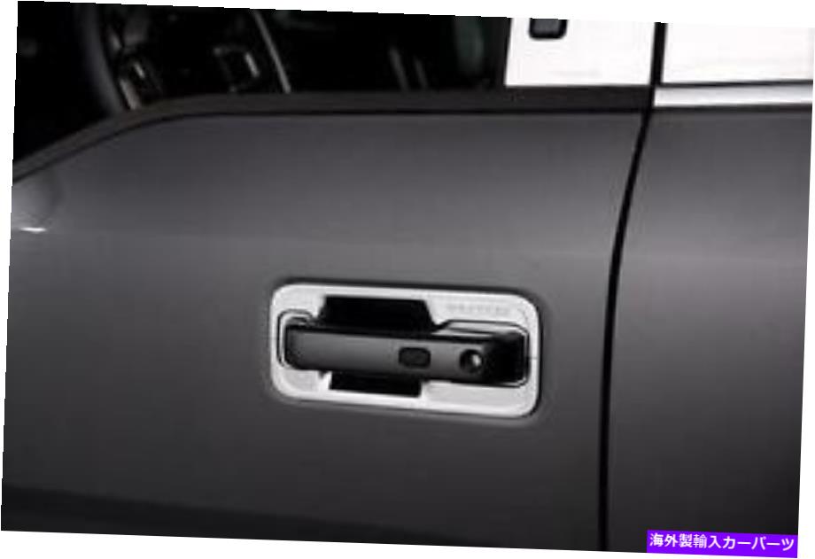 クロームカバー 2017年フォードスーパーデューティ4ドアバケツのみのクロムドアハンドルカバー Chrome Door Handle Covers for 2017 Ford Super Duty 4 Door Buckets Only【並行輸入品】