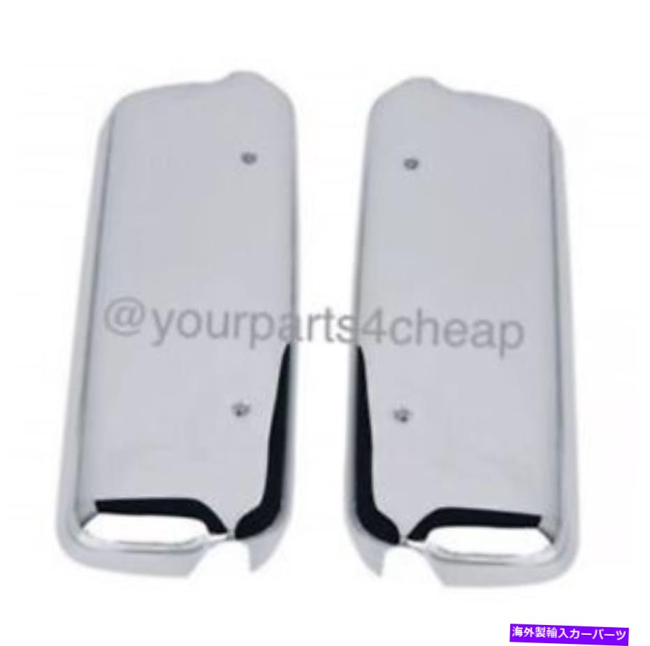 クロームカバー Freightliner Century 96-2004コロンビア左右クロムミラーカバーペア Freightliner Century 96-2004 Columbia Left Right Chrome Mirror Cover Pair【並行輸入品】