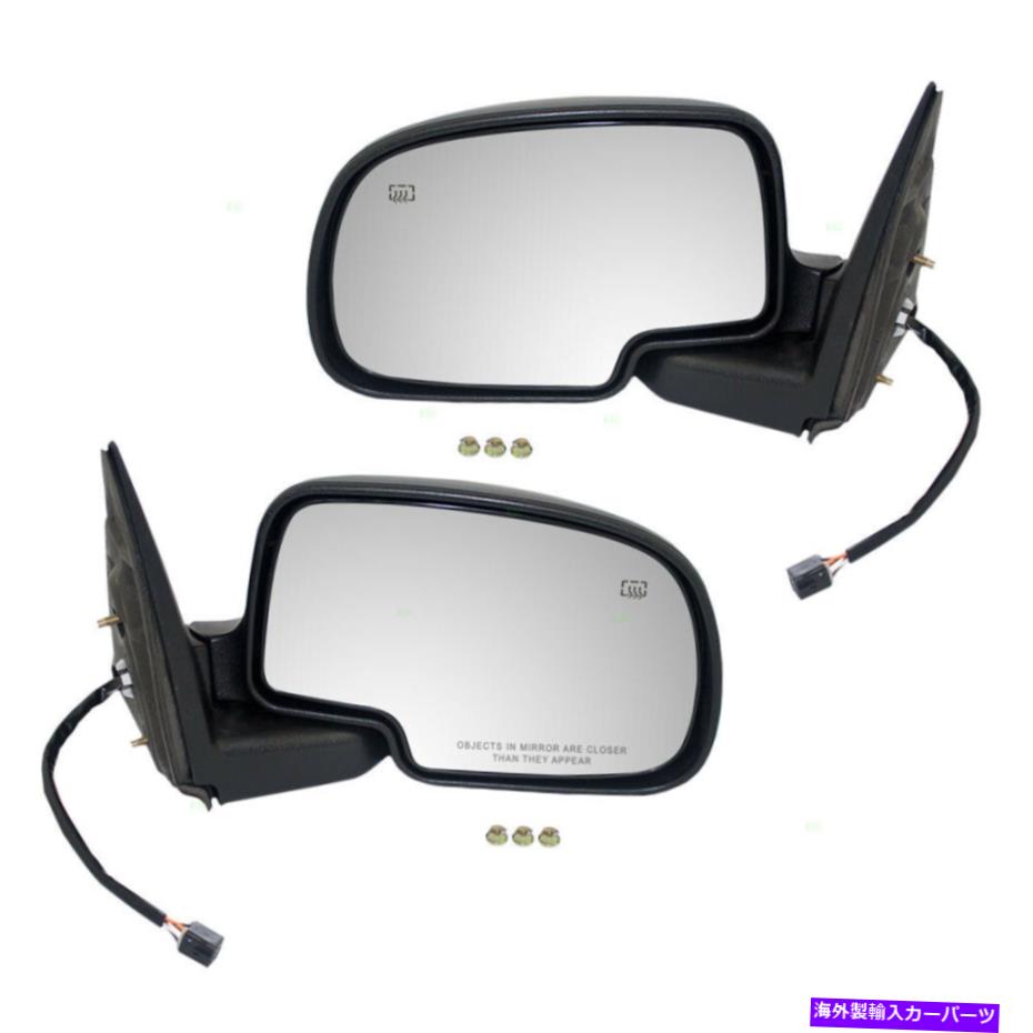 クロームカバー パワーミラーセットシボレーGMCキャデラックピックアップ加熱OEM交換クロム Power Mirrors Set fits Chevy GMC Cadillac Pickup Heated OEM Replacement Chrome【並行輸入品】 44,902円